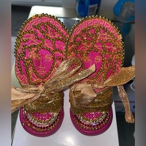 Converse Customize bling sneakers (Toddler size 3)